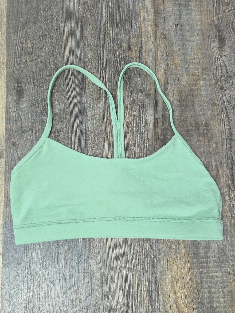 lululemon athletica Mint Green Strappy Sports Bra Size 8